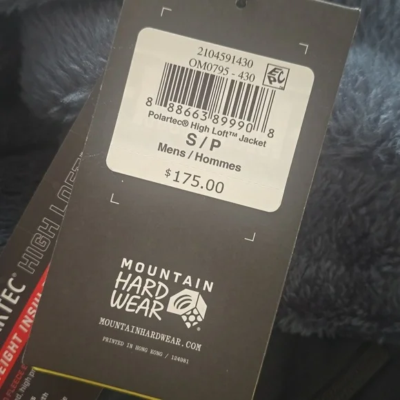 Mountain Hardwear Polartec High Loft Fleece Jacket, S & L, Retail $175.00 USD - Picture 5 of 12